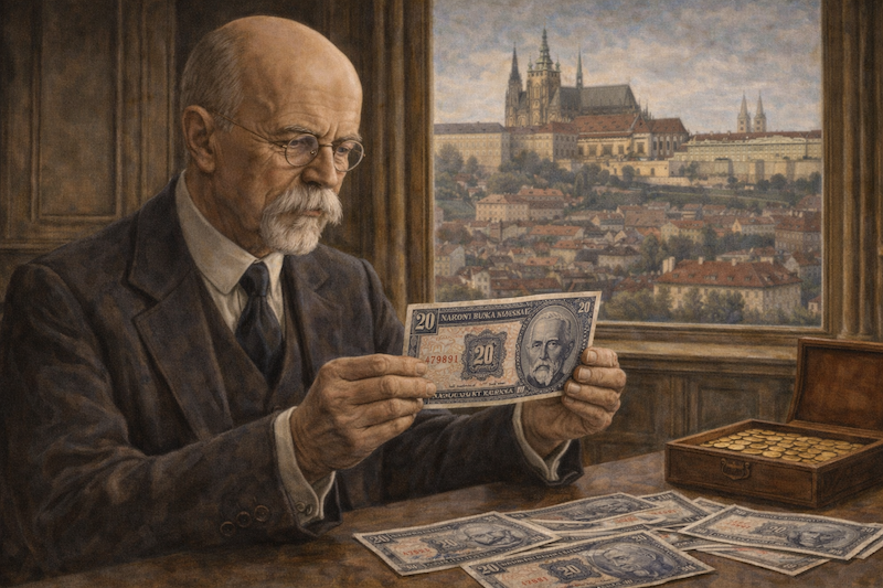 Bankovky první republikyKrása v detailech a hodnotě